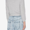 Prissa Cotton Sweatshirt with Structured Shoulders