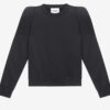 Prissa Cotton Sweatshirt with Structured Shoulders