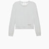 Prissa Cotton Sweatshirt with Structured Shoulders