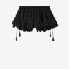 Puria Short Cotton Shorts with Embroidery
