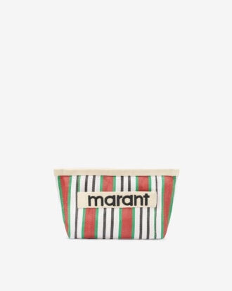 Pwoden Striped Pouch Bag