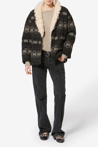 Qayla Short Jacquard Coat