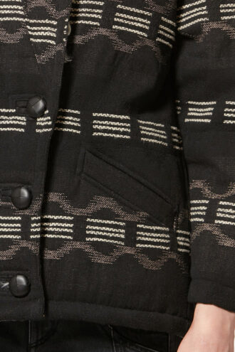 Qayla Short Jacquard Coat