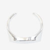 Quincy Cuff Bracelet in Silver-Finish Brass