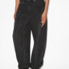 Rachelle Pleated Loose Fit Denim Jeans