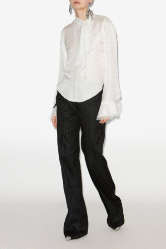 Raphaella Silk Jacquard Blouse