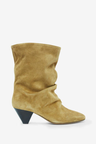 Reachi Suede Calfskin Ankle Boots