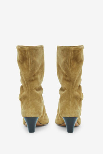 Reachi Suede Calfskin Ankle Boots