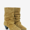 Reachi Suede Calfskin Ankle Boots