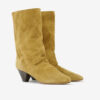 Reachi Suede Calfskin Ankle Boots