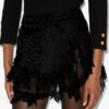 Reana Short Silk Lace Skirt