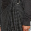 Reilly Striped Virgin Wool Sheath Skirt