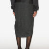 Reilly Striped Virgin Wool Sheath Skirt
