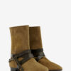 Rejen Flat Suede Leather Ankle Boots