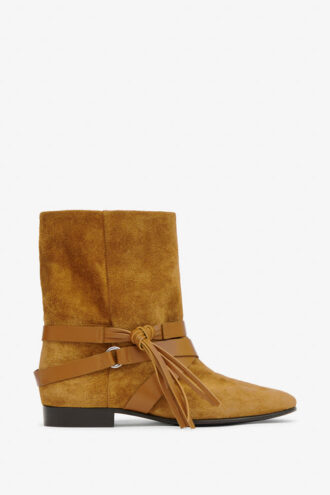 Rejen Flat Suede Leather Boots