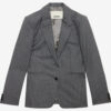 Reva Striped Virgin Wool Suit Jacket