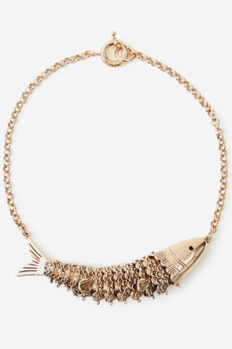 River Fish-Shaped Choker Necklace