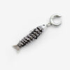 River Man Fish-Shaped Pendant Earring