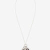 River Necklace with Fish-Shaped Pendants
