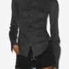 Roméa Virgin Wool Tennis Stripe Shirt