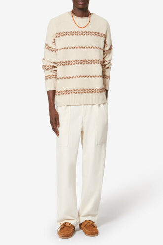 Romain Mottled Wool Sweater