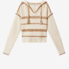 Romera Hooded Merinos Wool Tweed Sweater