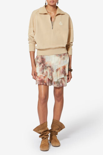 Ross Cotton Stand-Up Collar Sweatshirt
