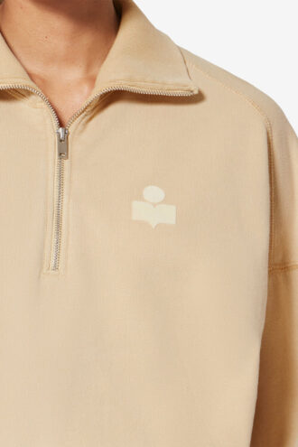 Ross Cotton Stand-Up Collar Sweatshirt