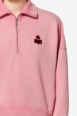 Ross Cotton Stand-Up Collar Sweatshirt