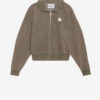 Ross Cotton Zip-Up Collar Sweatshirt