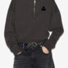 Ross Short Cotton Stand-Up Collar Sweatshirt