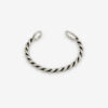 Roy Braided Brass Bangle Bracelet