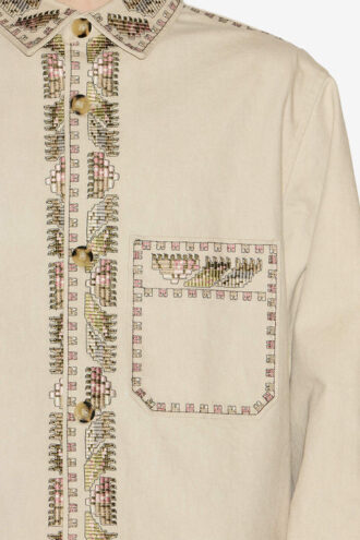Rudy Embroidered Cotton Overshirt
