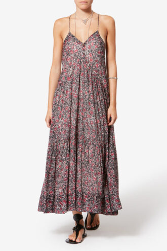 Sabba Long Printed Cotton Voile Dress