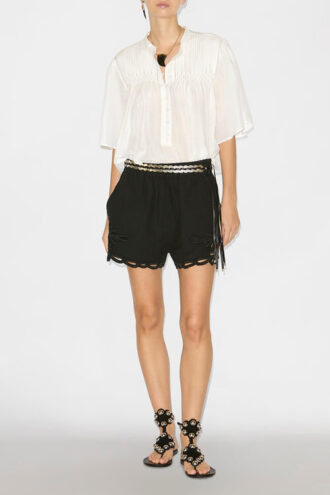 Safa Short Openwork Embroidery Shorts