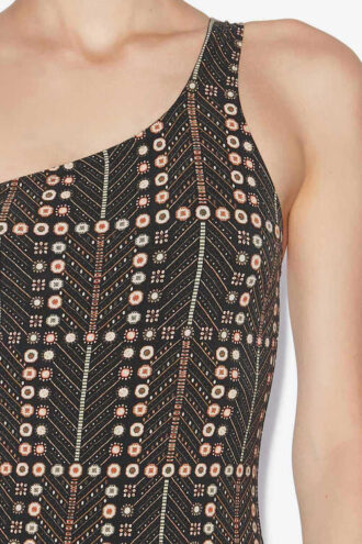 Sage Printed One-Piece Swimsuit