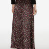 Sakura Long Printed Silk Skirt