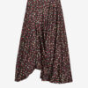Sakura Long Printed Silk Skirt