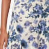 Sakura Long Printed Stretch Silk Skirt