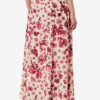 Sakura Silk Rose Print Skirt