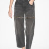 Salia Loose Fit Denim Jeans with Zippers