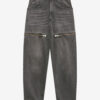 Salia Loose Fit Denim Jeans with Zippers