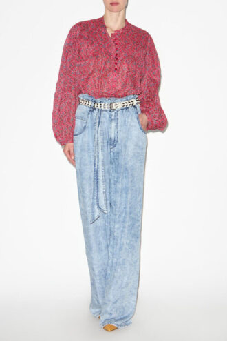 Salika Printed Cotton Voile Blouse