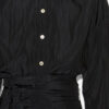 Samantha Long Crepe Shirt Dress