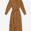 Samantha Long Crepe Shirt Dress