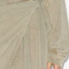 Sandrina Long Draped Jersey Sweatshirt Dress