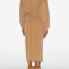 Sandrina Long Draped Jersey Sweatshirt Dress