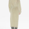 Sandrina Long Draped Jersey Sweatshirt Dress