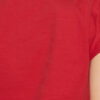 Sebani Asymmetrical Plain-Colored Cotton T-Shirt