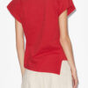Sebani Asymmetrical Plain-Colored Cotton T-Shirt